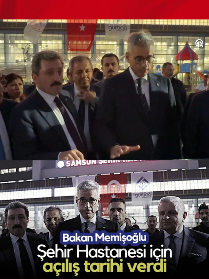 Sağlık Bakanı Kemal Memişoğlu, Samsun Şehir Hastanesi'nde yaptığı incelemelerin ardından, 29 Ekim'de ilk hastanın alınması ve Kasım ayında ise hastanenin hizmete geçmesi için talimat verdi. İşte detaylar... #samsun #canik #sağlık #gündem #olay #sondakika #sondakikahaber #samsunhaber #fyp #fypシ゚ #türkiye