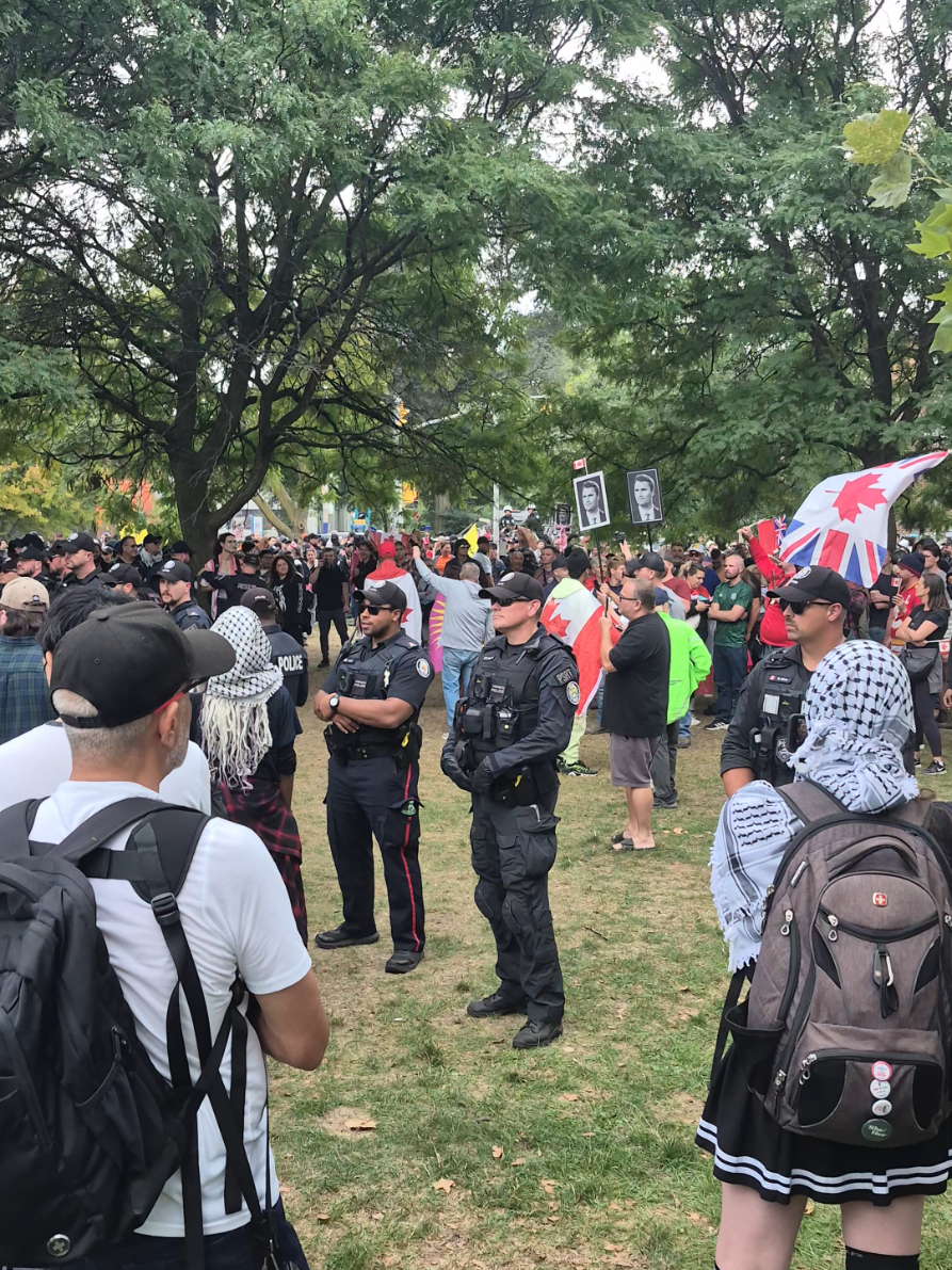 Toronto Protests #charliekirk #immigration #canadianpolitics 