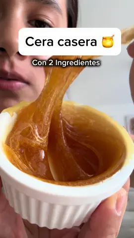 Cera casera 🍯para  depilar con solo 2 ingredientes. #cera #depilarse #depilación #skincare #beauty 