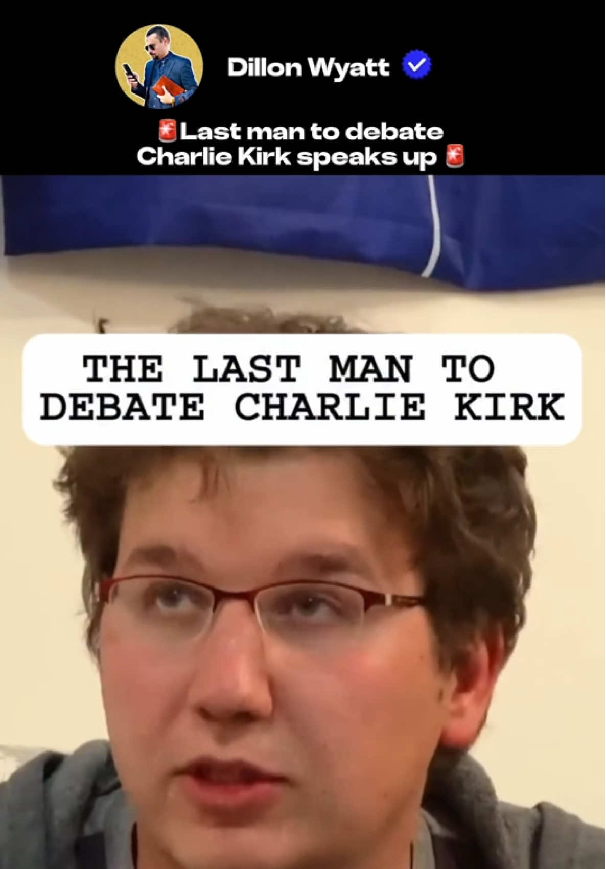 🚨Breaking: Charlie Kirk’s last debater speaks up 