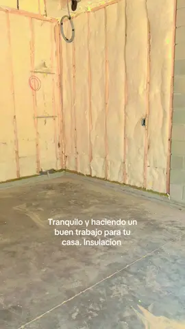 Un buen trabajo para tu hogar.  Insulation 