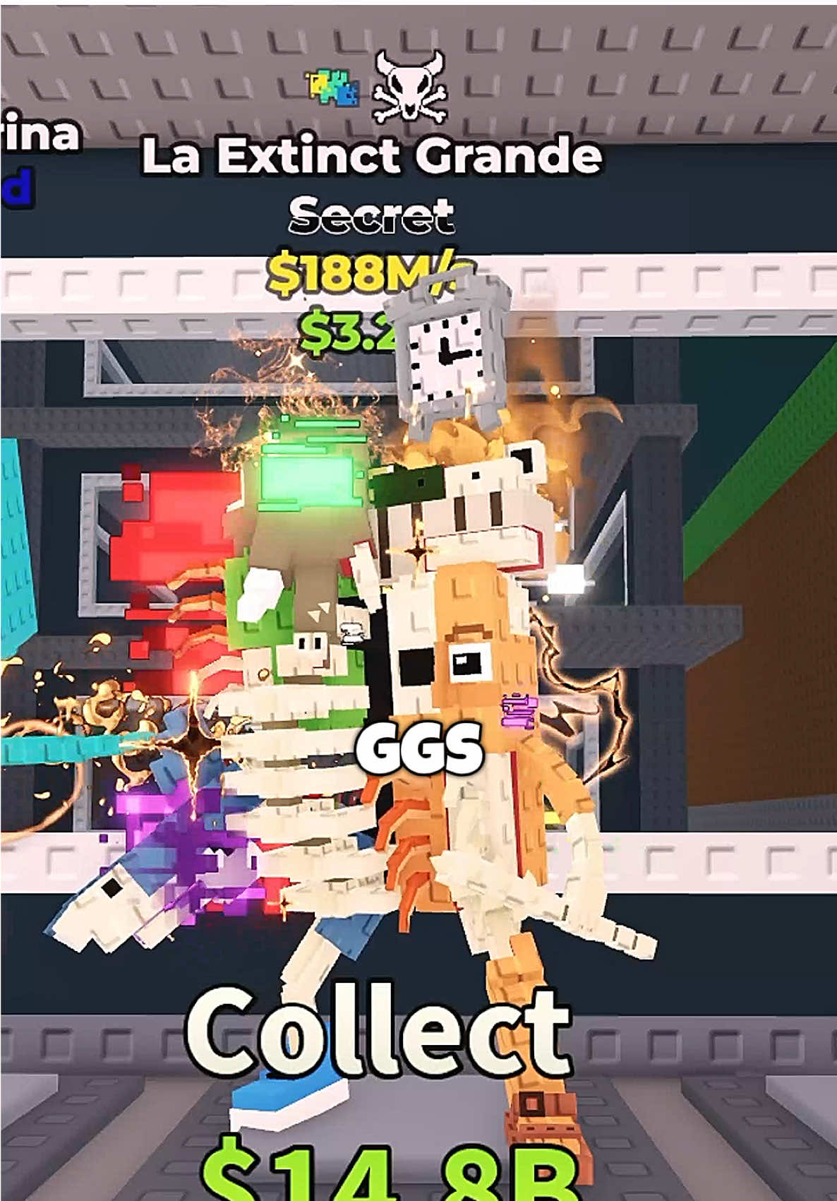 LA EXTINCT GRANDE went out of stock! ☠️ | #fyp #stealabrainrot #roblox #stealabrainrotroblox #update 