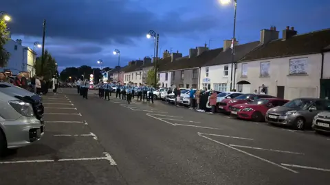 Moneydig Flute Band  @ Movenis Son's Of William Parade 2025 #loyalist #fluteband #britain #nosurrender #youtubers 