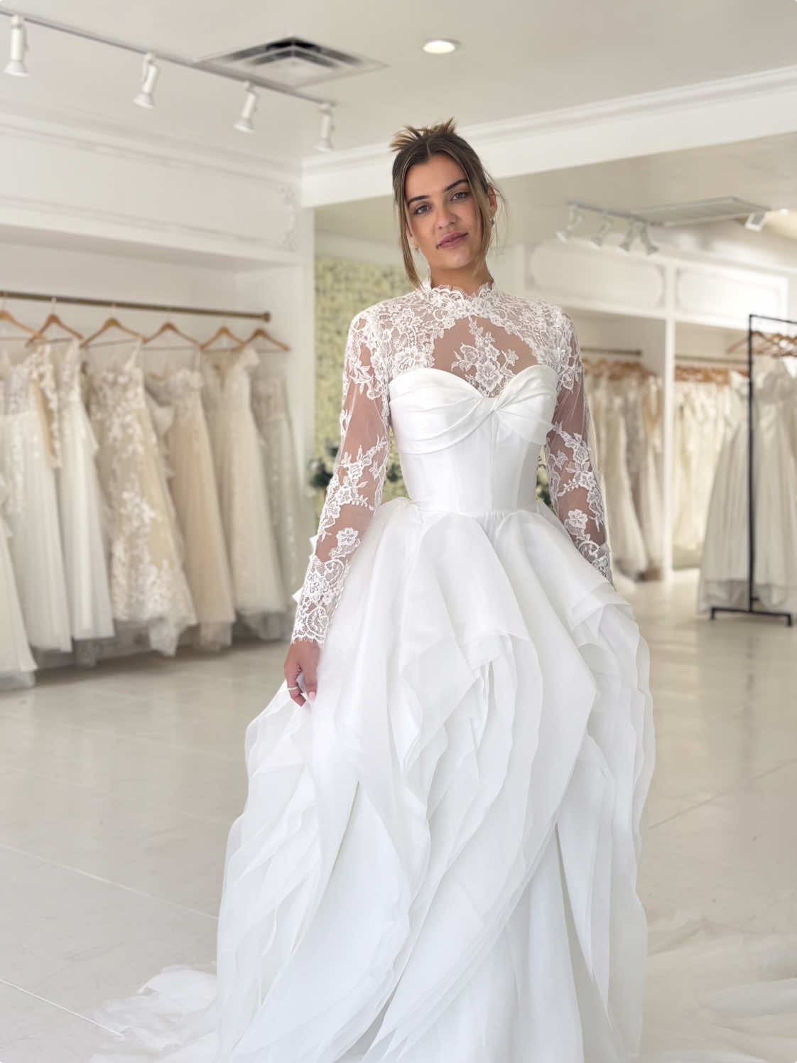 Some of our recent “ Yes “ wedding gowns ! 🤍 Who doesn’t like unique wedding gowns. Especially when it has lace, beads or pearls. Which wedding gown would you say yes too? Let us know in the comments. #dallas #weddinggown #uniquewedding #laceweddingdress #alineweddingdress 