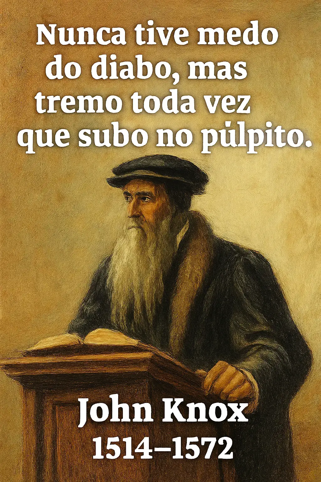 Essa frase de John Knox — 