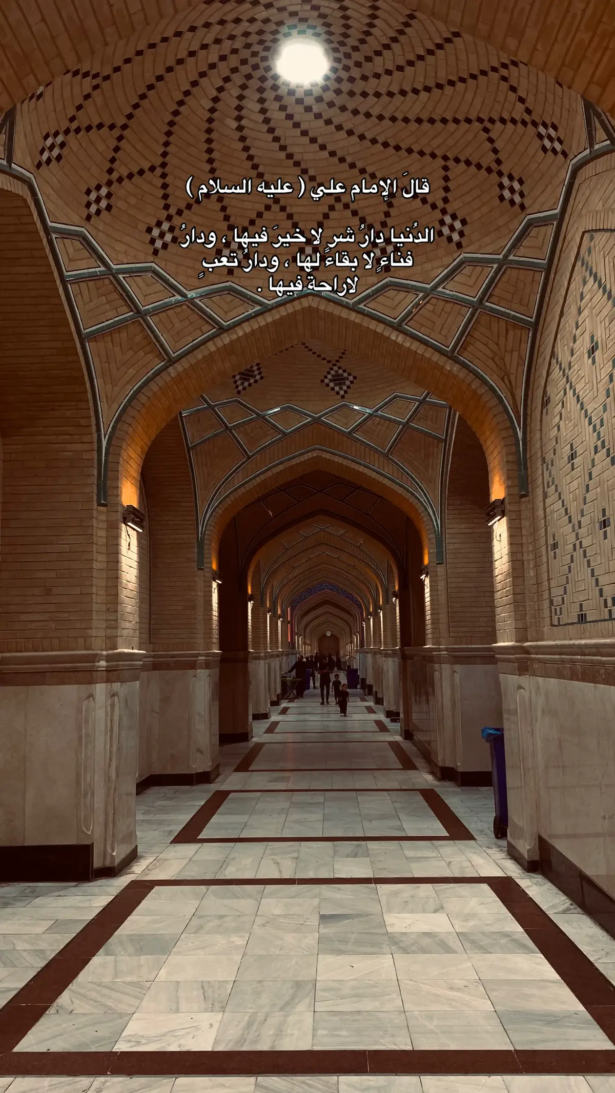 قالَ الإمام علي ( عليه السلام ) الدُنيا دارُ شرٍ لا خيرَ فيها ، ودارُ فناءٍ لا بقاءَ لها ، ودارُ تعبٍ لاراحةَ فيها . #العراق #امجد #الامام_علي_بن_أبي_طالب_؏💙🔥 