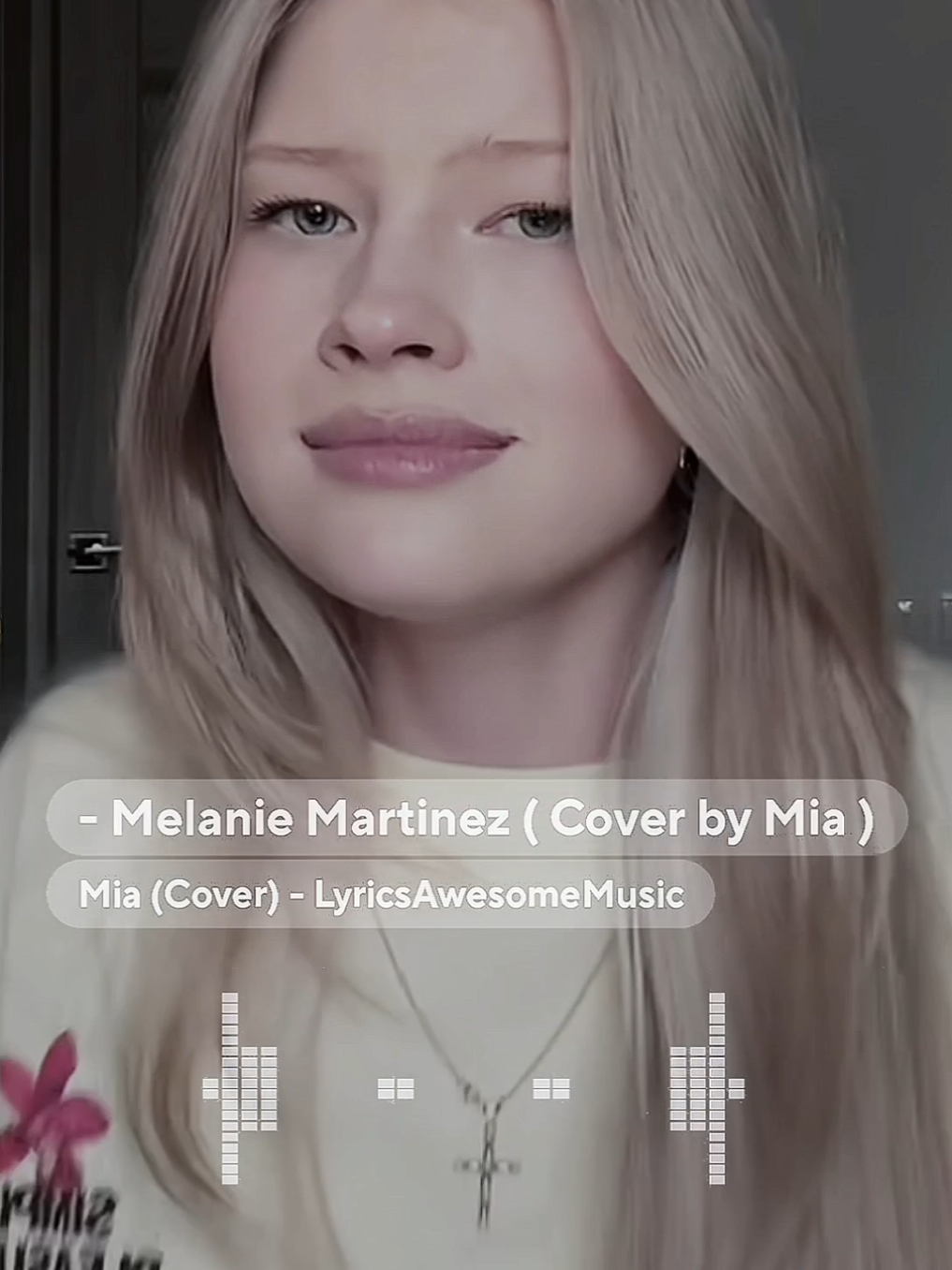 Amazing Cover by Mia Titled: Mad Hatter - Melanie Martinez  #covers #mia #madhatter #lyrics_songs #fypシ゚viral🖤tiktok  @Mia 