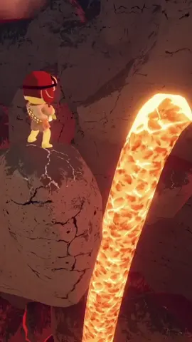 Be careful of the raging volcano in PEAK #peak #peakgame #peakgameplay #peakpatch #peakupdate #fyp #peakfail 