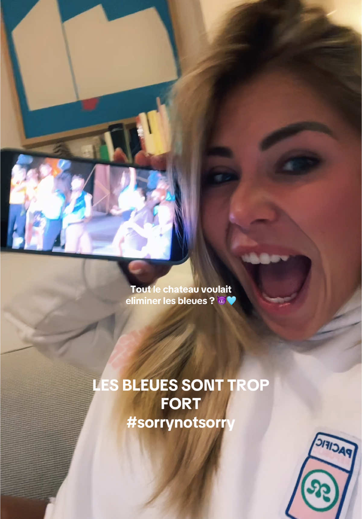 Cheh,  Encore une victoire haut la main  #les50 #w9 #bleu #equipe #winner  @solene22flmrz @Marco @Jeremy Samat @Laura 