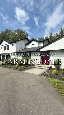 MONMOUTH COUNTY!  Check out this amazing 3 bed, 3.5 bath, with a finished basement & bonus room custom home in Farmingdale (Howell) Monmouth County. The upstairs bathrooms have heated floors. The master has tall ceilings and a balcony to enjoy your large backyard sitting on 1.63 acres. 🏡 This open concept design gives the next owners the space to do what they please in the home. You could put a home office, a guest room, a game room in the basement. The unfinished side of the basement is great for storage.  With highly rated public schools, close proximity to Route 9 & the bus routes to Manhattan, and being close to the beach, restaurants and shopping, you’ll definitely want to check out this house.  Looking for a private tour? Want more info? Call me📲 Donato Lupinacci  917-257-7976 New Jersey Realtor #monmouthcounty #realtor #nj #housetour #fyppp 
