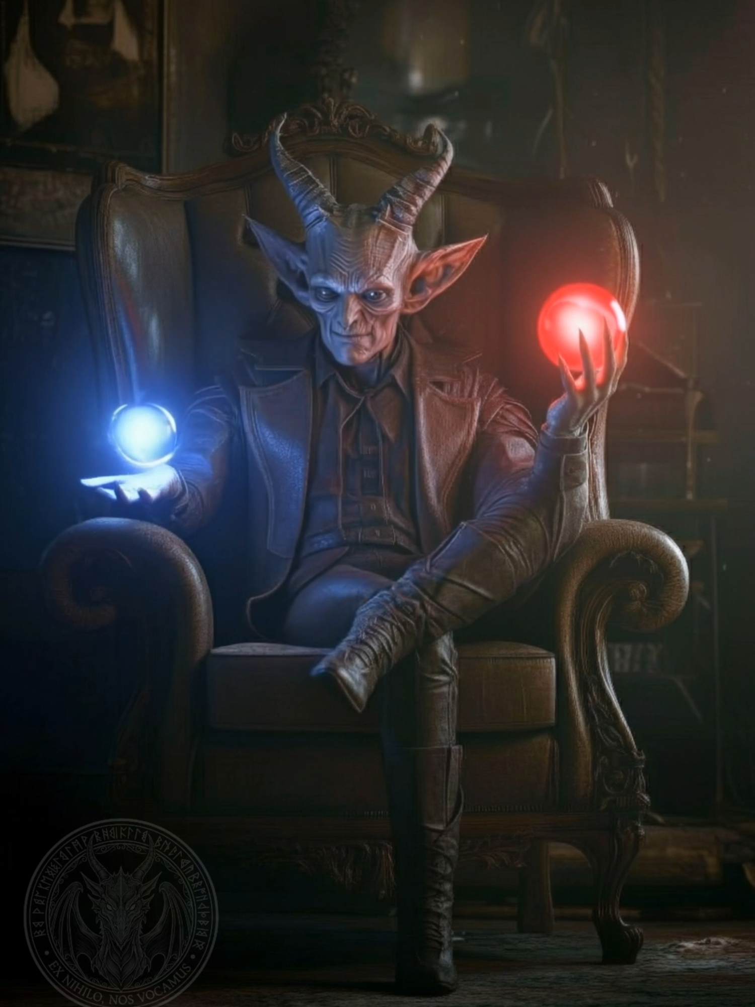 Blue or Red… One Saves You. One Saves Them. #dark #monster #night #darktales #horrortok #demons #demontok #devil #darkinspiration #fantasy #gothtok #witchtok #BookTok #fyp #NightmareBuffet