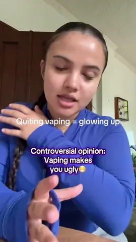 And that’s on self growth and being real w myself cause vaping was NEVER cute maybe trendy but it’s time to quit for the sake of your health and beauty!! #quitvaping #stopvaping #quitnic #badhabits #stopsmoking 