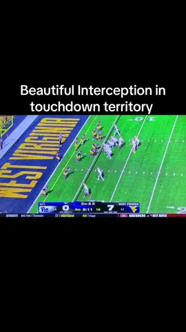 Mountaineer interception in Pitt touchdown area. #westvirginia #mountaineer #wvu #big12football #takemehomecountryroads 