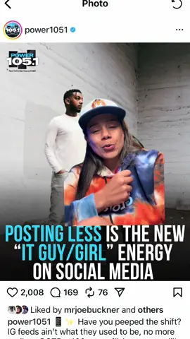 Posting less is the new strategy? What are your thoughts? I have always been about posting when you feel like you can show up 100% ...not just for the views. But that doesn't mean be ghost all week either. However I know people who feel pressured to post 3-7 times a day which is wild. But what are your thoughts on this? #nickysaunders #postless #consistency 