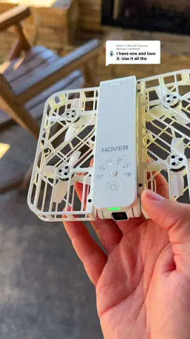 Replying to @BerryD Treasure Backup HOVERAir X1 Pocket-Sized Self-Flying Camera Drone #drone #hoverx1 #cameradrone #tiktokshopcreatorpicks #elevatedhome 