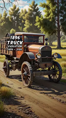 Truck Evolution from 1890 to 2100 #truck #evolution #timelapse #ai 