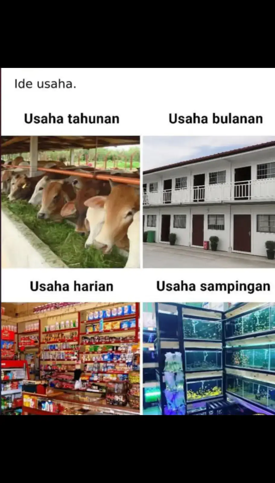 #ideusaha #ideusahabulanan #ideusahaharian #proseshidup #usahasendiri 