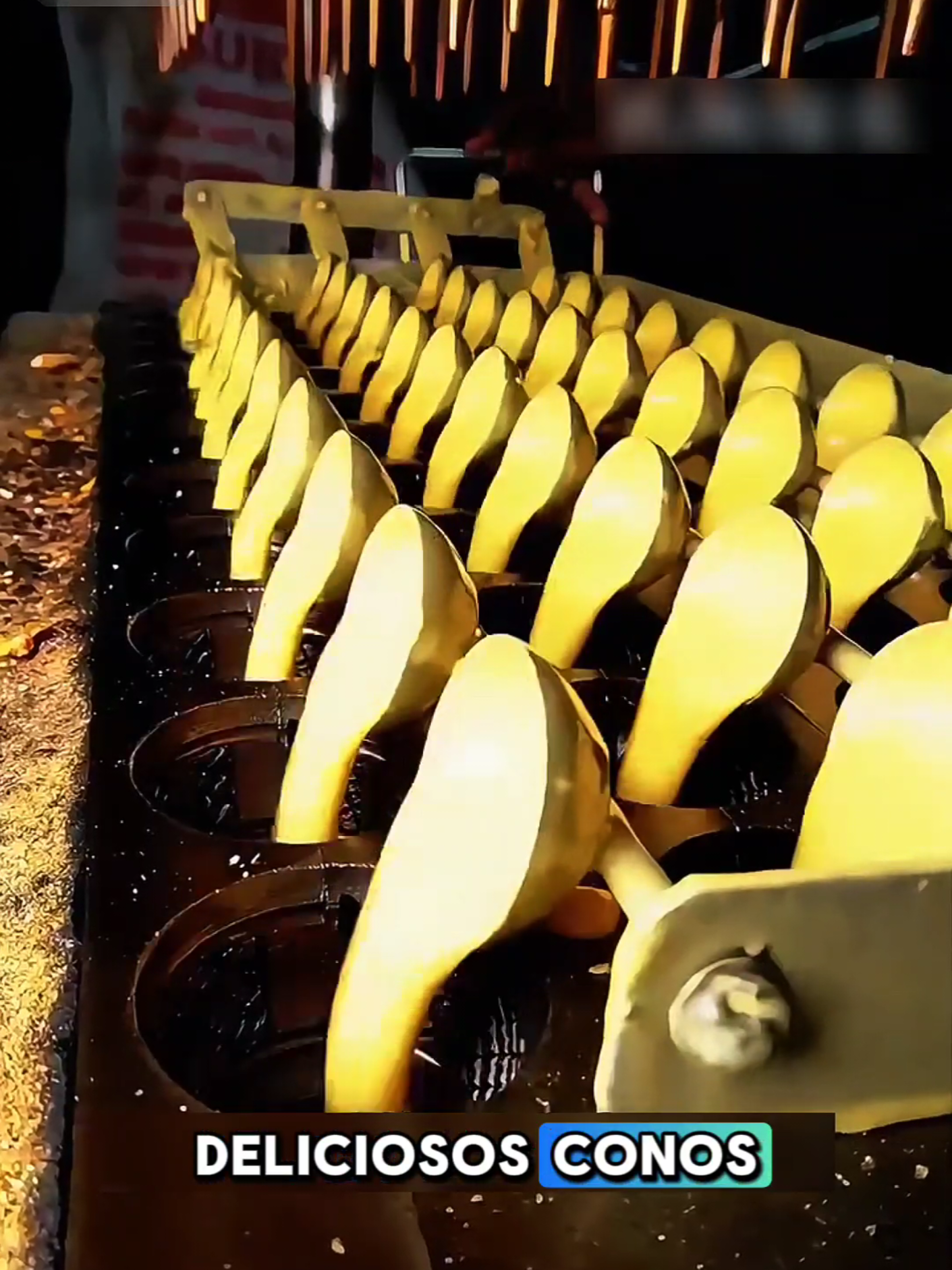 fabricación de conos de helados #fyp #videoviral 