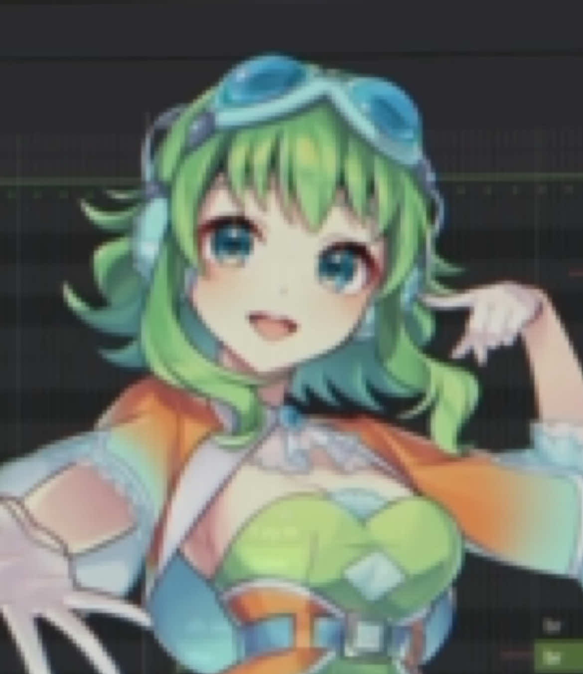 GUMI SV 2 / Headlock【Synthesizer V 2 Cover】 check out the full version on YouTube!! #vocaloid #megpoidgumi #synthesizerv #fyp #headlock 