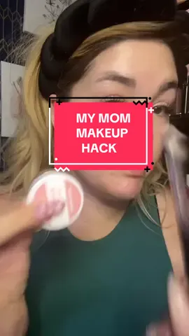 No gatekeeping over here, this is my mom makeup hack. 👏 #mommakeup#makeuphack#momtok#beautyhacks#tiktokmakeup 