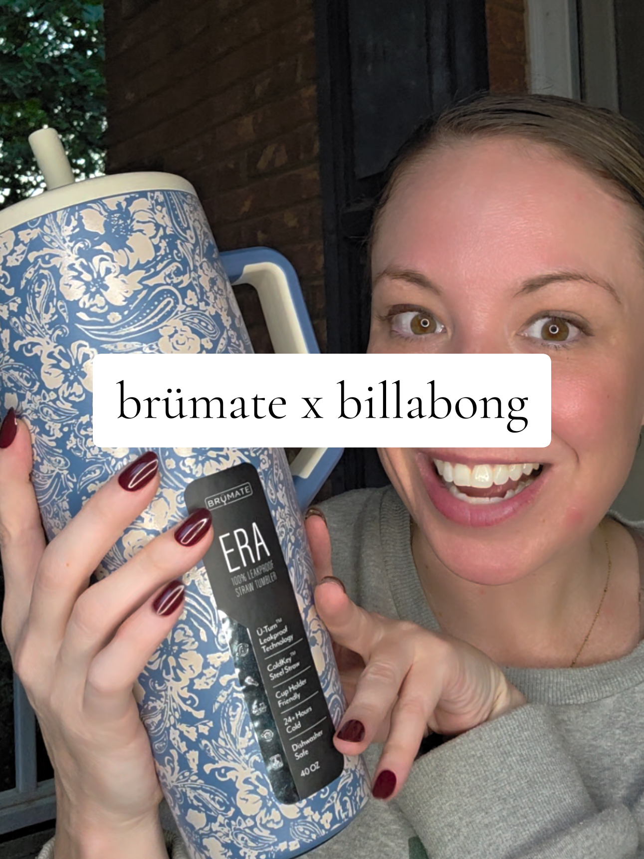 In my defense, someone stole my last brümate and it was my favorite so I was in need of a new one! This Brümate x Billabong collab was the winner @BrüMate  update: it looks like it's already sold out I am so sorry guys 😭 I still have the other solid color brumate tumblers in the cart - they are all amazing!  #brumate #billabong #40oztumbler #waterbottle #tumbler 