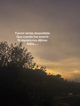 #Fueron tantas despedidas Que cuando fue enserio Ni siquiera nos dijimos Adiós .#fppppppppppppppppppp #paratiiiiiiiiiiiiiiiiiiiiiiiiiiiiiii 