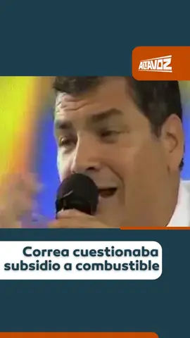 🚨 LO ADMITIÓ TODO SOBRE EL SUBSIDIO En un video del pasado, Correa admite que el subsidio beneficiaba hasta 10 veces más al rico que al pobre. Hoy, Noboa lo eliminó y dirige esos fondos a bonos y apoyos sociales.