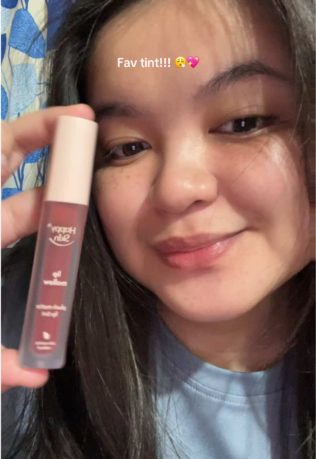 Surprised how long this shade stayed on 💋✨ #happyskin #lipmallow #liptint #mattliptint #makeup #fyp 