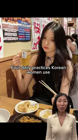 Four daily practices Korean women use #naturalhairbeauty #hairglowup #hairgrowthtips #beautycare #dryhairsolutions