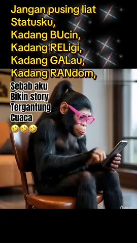 Content creators kadang radanya turun naik 😂😂 #orangutan #contencreator #katakata #creatorsearchinsights #hiburan 