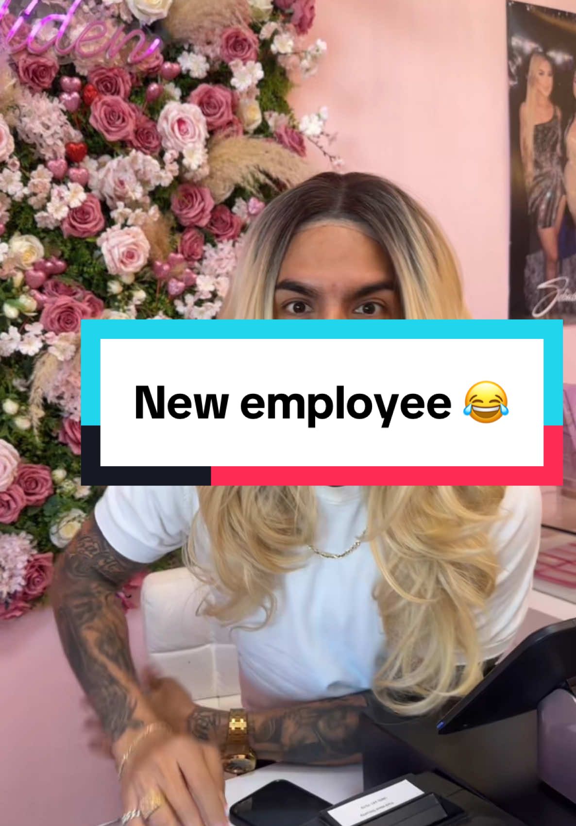 Introducing our new employee… let’s see how long she lasts 👀😂