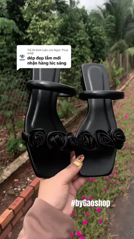 Trả lời @Ngọc Thuỷ 64@ Dép cao gót đế cao 3p #depnuthoitrang #depnu #depxinh #depnuxinh #depcaogot 