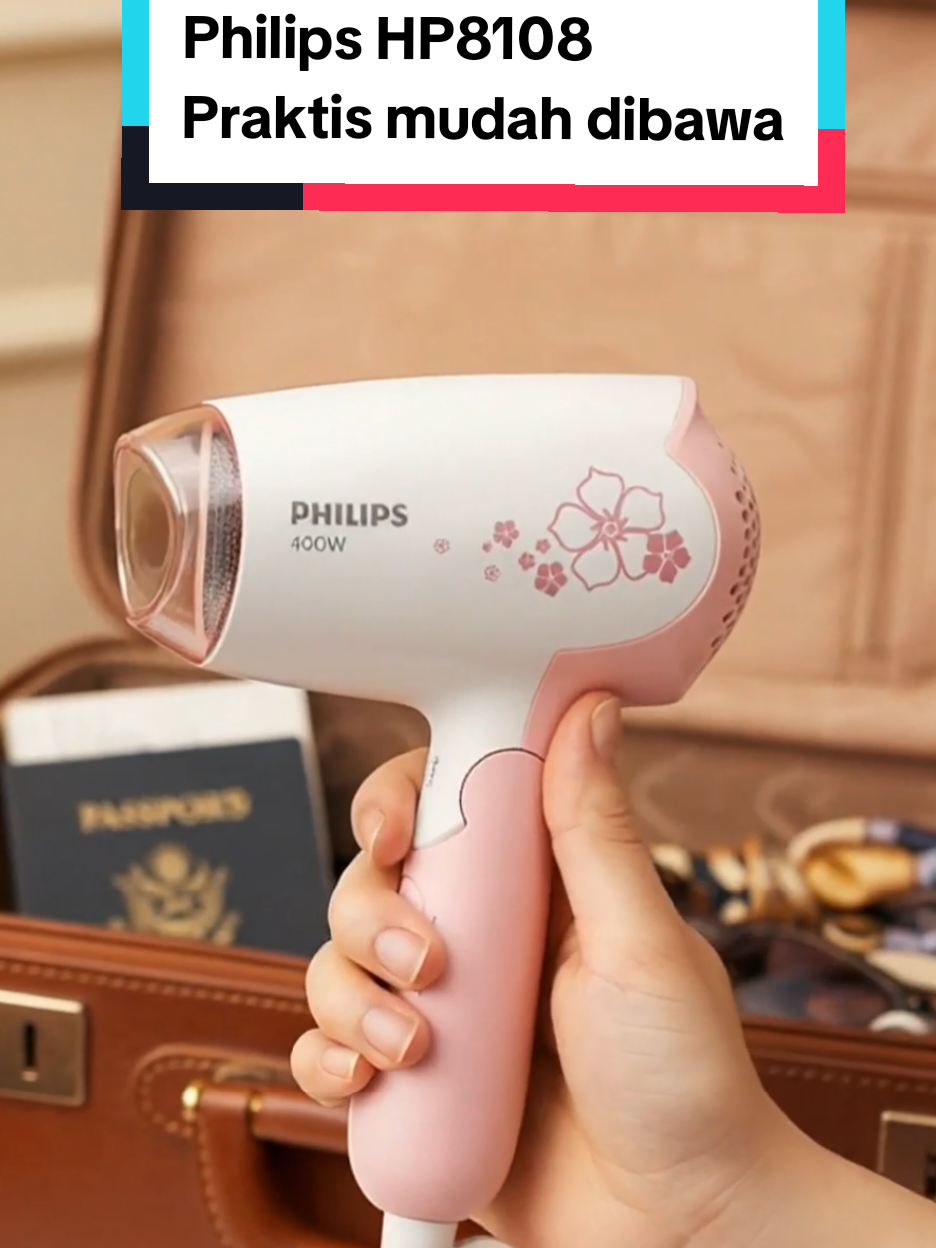 Hair Dryer Philips Essential Care HP8108 Dengan 2 pilihan kecepatan. Dingin dan panas. 400 Watt. Bisa dilipat cocok untuk sehari hari dan traveling. Ada Garansi 2th dari Philips. #Hairdreyer  #philips  #philipshairdryer  #hp8108  #hairdryermurah 