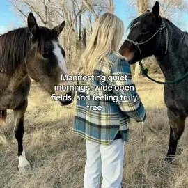 manifesting quiet mornings, wide open fields, and feeling truly free #countryaesthetic #horsegirl #barnlife #cottagecore #ranchlife 