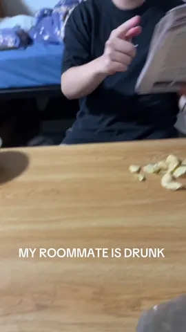My roommate is drinking #wine #college #boston #crazy #roommate 