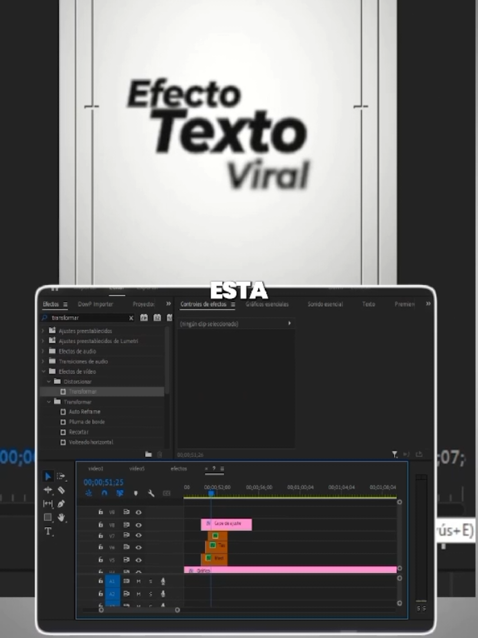Aprende a hacer este texto viral en Premiere pro#capcut #premierepro #aftereffects #ediciondevideo 