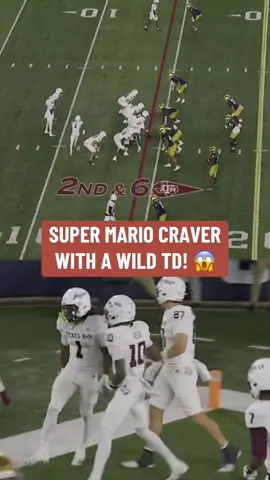 Texas A&M’s Mario Craver might be the best WR in college football 👀 (via @NBC Sports) #GigEm #CollegeFootball #Highlights #Sports 