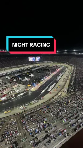 Night mode 😎 #NASCAR 