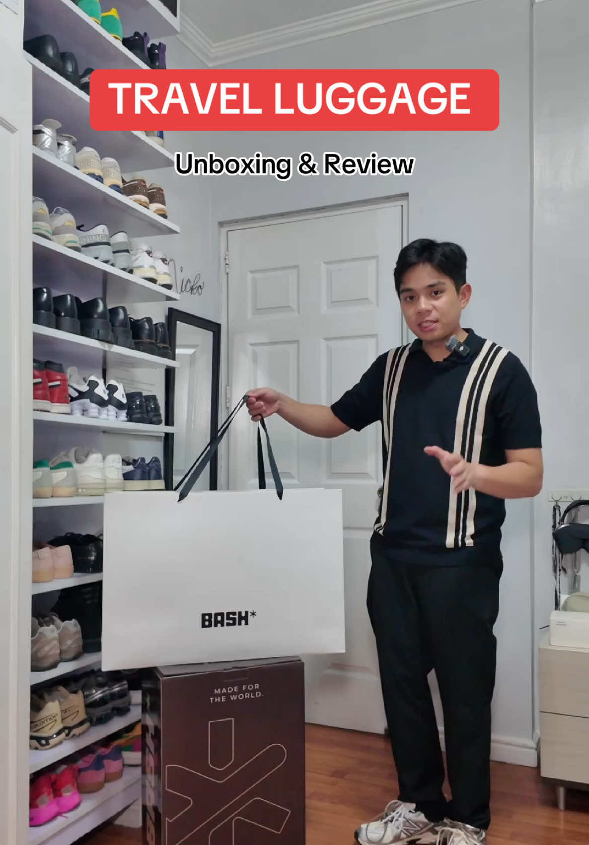 Unboxing & Review @BASH Manila Aftergloss Collection #fyp #luggage #travel #bashmanila 