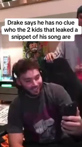 Drake says he has no clue who the 2 kids that leaked a snippet of his song are! Adin asks if he can get the song and gets ignored 😂 #adinross #drake #drakeleaked #iceman #fyp