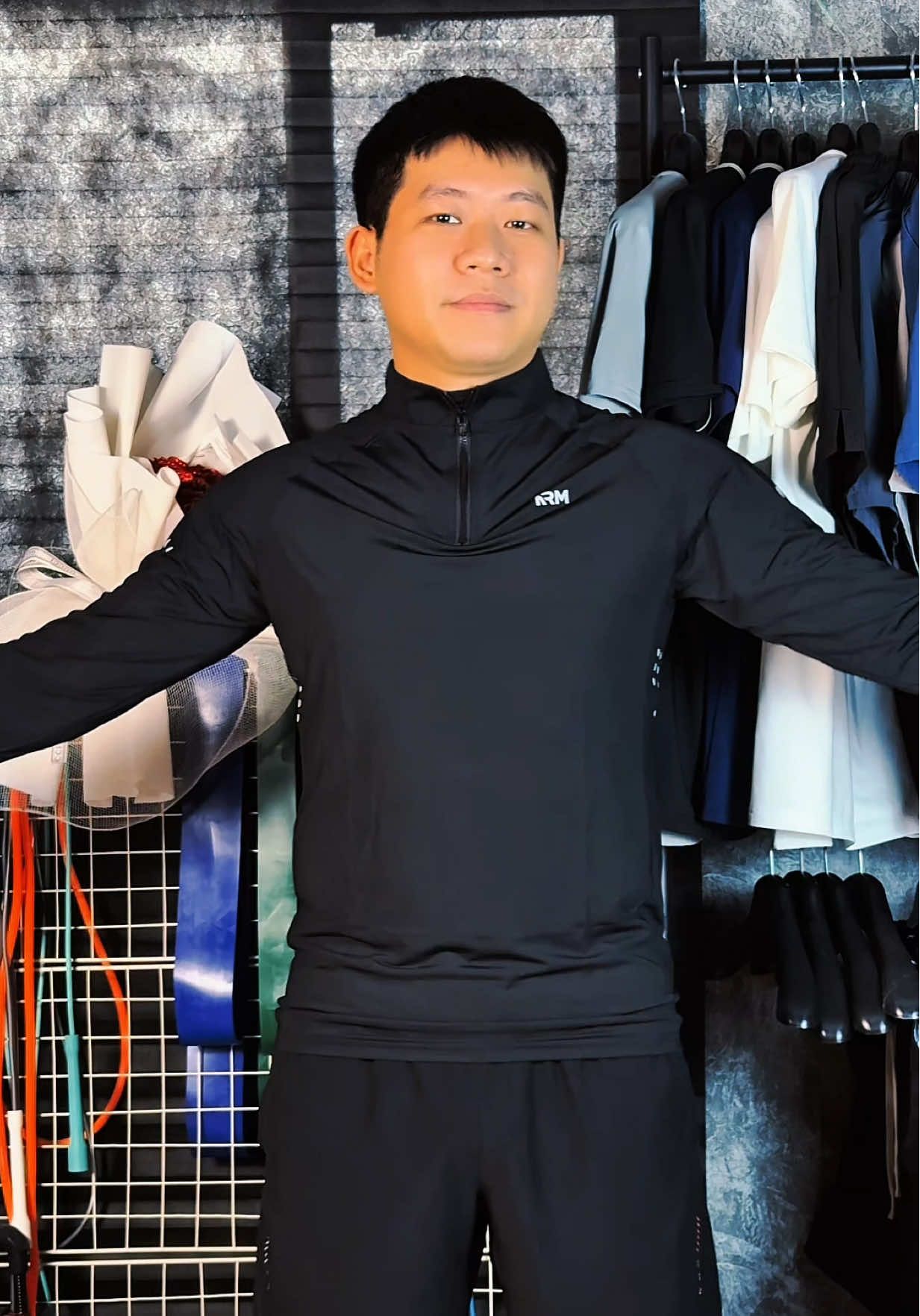 Áo Thun Nam Dài Tay Cổ Trụ ARM SPORT #aothun #aothethao #armsportwear #arisman #datdungdinh98 