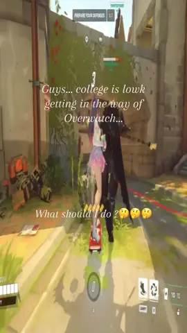 College is a scam DONT GO STAY HOME 💔💔💔 #collegelife #overwatch #kiriko #fypage #skateboard 
