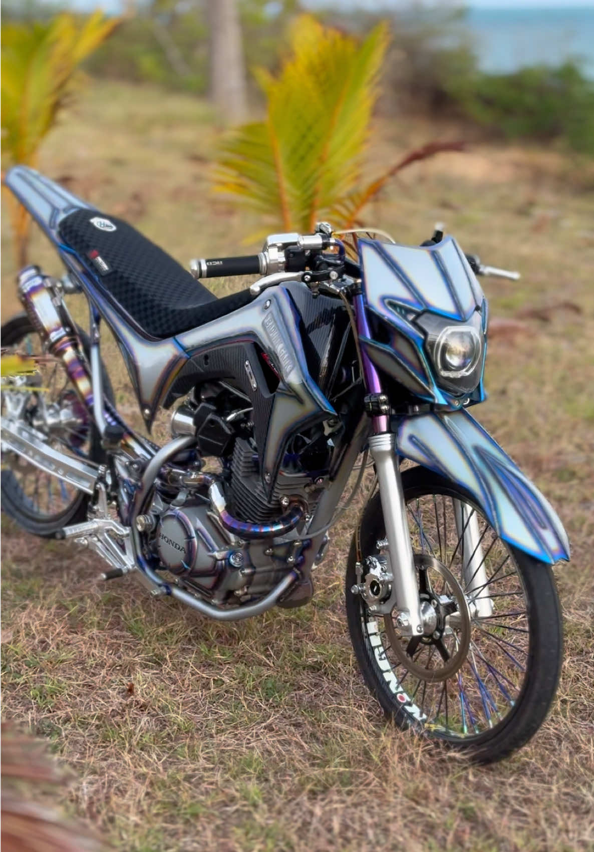 HONDA CRF SUREX🔥🔥🔥 #fypシ゚ #badunkgank🔥🔥🔥 #surexkartini😋🤙🏻 #crf150l #titanium @Wong tulus @JIJOCK 89 