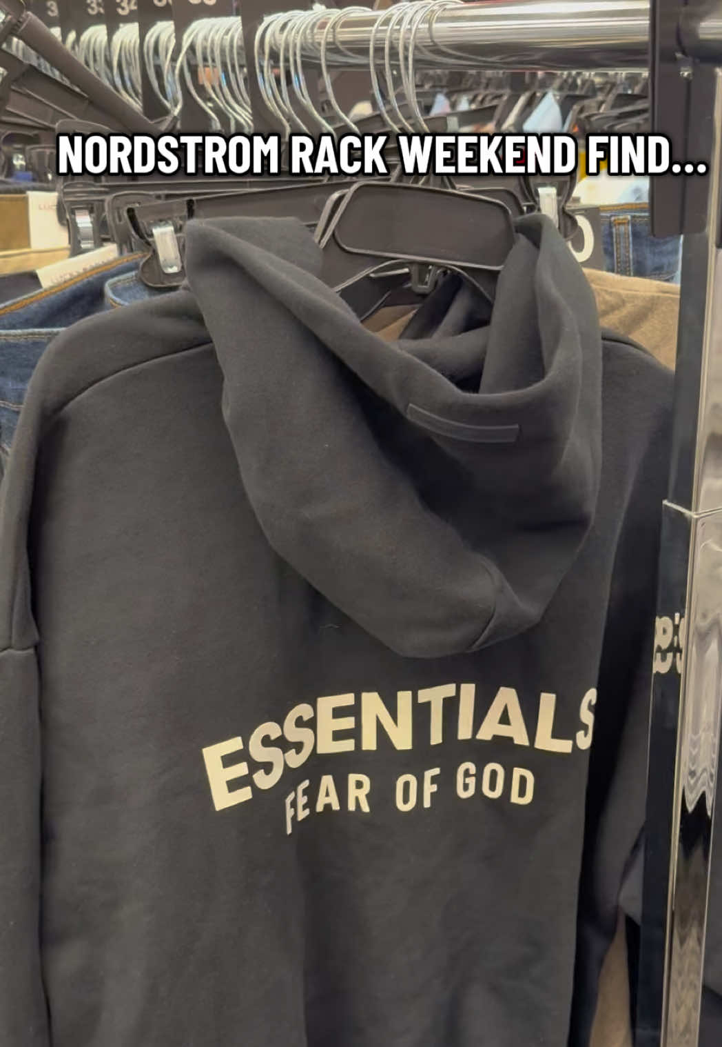 Essentials FOG was all over my Nordstrom rack this weekend… #essentials #fog #nordstromrack #nordstrom 