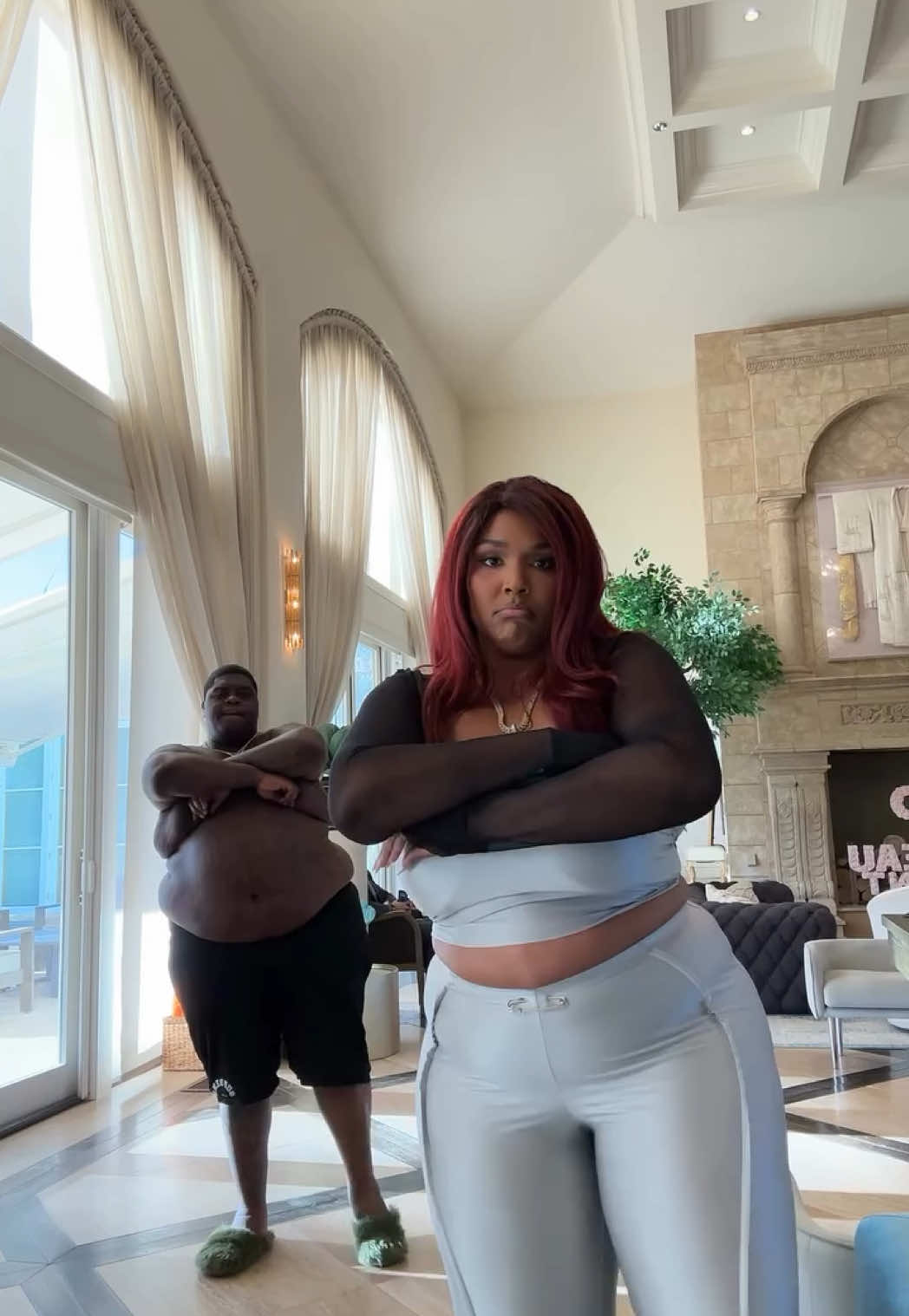 the biggest 🏆 the largest 🏆 @BigXthaPlug @lizzo #bigxtheplug #lizzo #twitch #stream #thelargest #dallas #texas #rap #rapper #viral #trending #dance #sound #audio