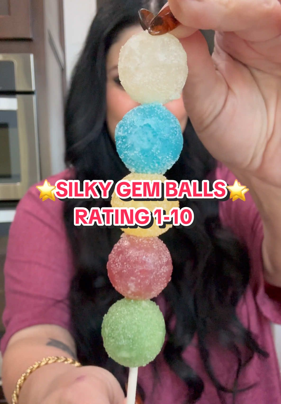 ⭐️SILKY GEM BALLS⭐️ RATING 1-10⭐️ I will say- these are my favorite silky gem products so far…. ⭐️ #crystalcandy #sizzlepops #balls #asmr #rating 