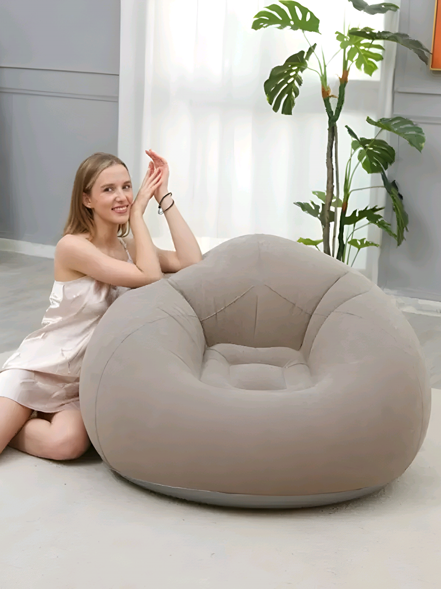 Bean Bag Dewasa Single Sofa Minimalis Sofa Millenial Bean Bag Portabel Sofa Santai Angin Waterproof Furniture , Pompa gratis tahan lama. #sofamilenial #sofa #sofa minimalis oscar biru #belilokal #gajiansale 