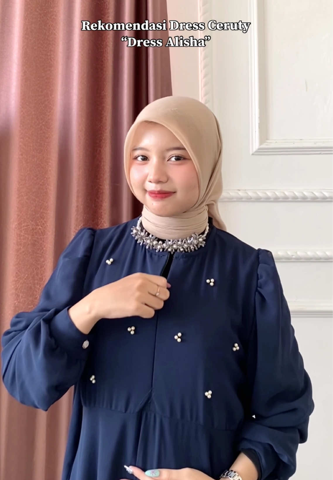 Dress Ceruty persiapan lebaran 😍#fyp #dress #dressceruty #dresslebaran 