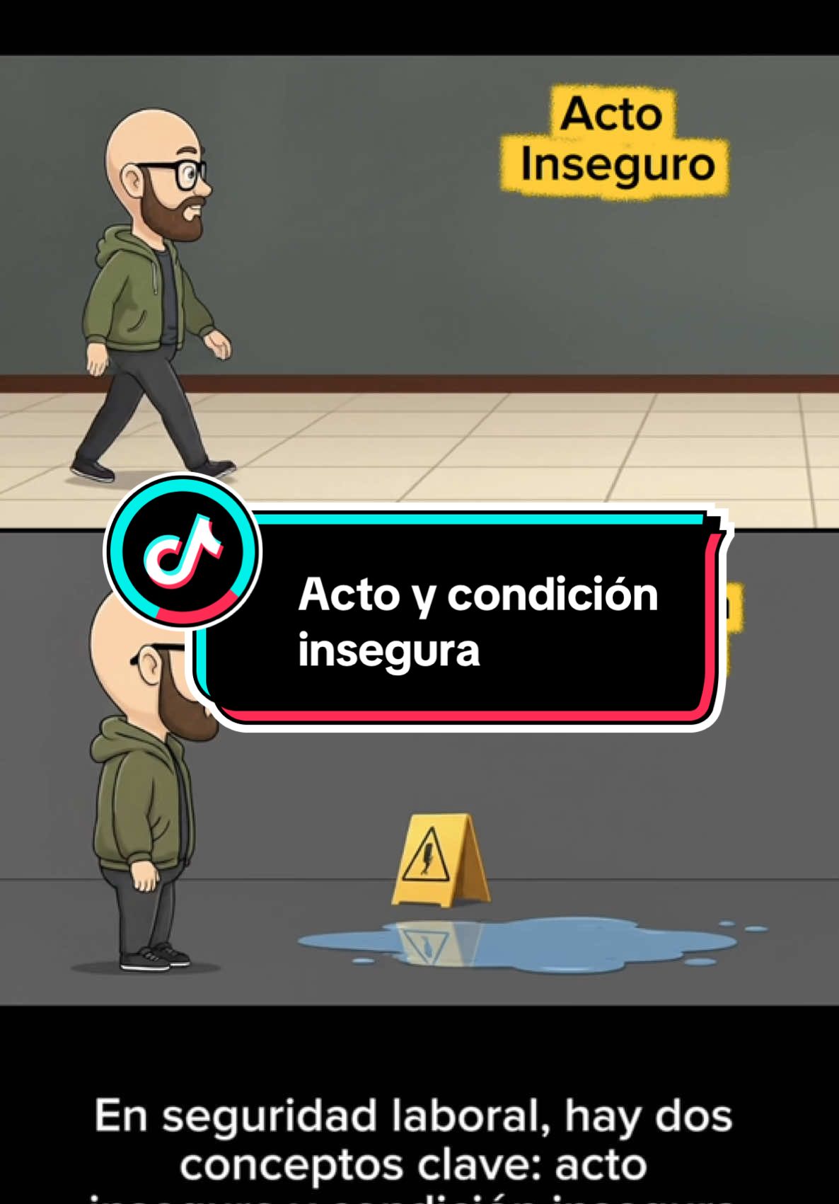 ¿Sabes la diferencia entre un Acto Inseguro y una Condición Insegura? 👷‍♂️ Un acto inseguro ocurre cuando una persona se expone al riesgo por decisión, descuido o costumbre. ⚠️ Una condición insegura es cuando el entorno o el lugar de trabajo presenta un peligro, incluso sin que nadie lo haya provocado. 👉 Identificarlos a tiempo es la clave para prevenir accidentes y proteger la vida. ✅ La seguridad no se improvisa, se construye con cada acción. #SeguridadIndustrial #SaludEnElTrabajo #PrevenciónDeAccidentes #ActosInseguros #CondicionesInseguras   