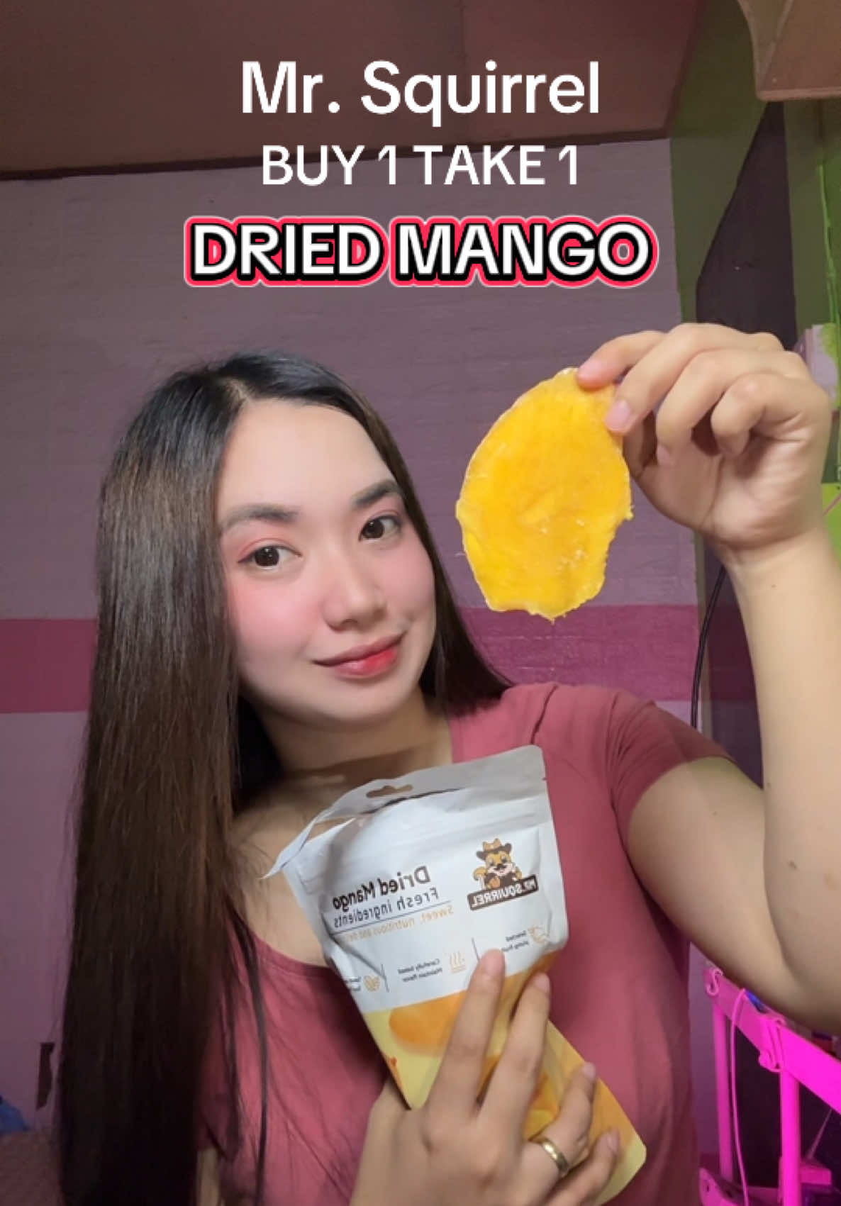 Dried mango na buy 1 take 1. #driedmango #mrsquirreldriedmango #healthysnack #mango #food 